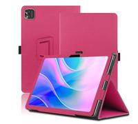 Funda para Acer Iconia A16-M1N 16 Pulgadas, Acer Iconia A16-M1N Tablet Funda, Funda Protectora Plegable con Soporte para Lápiz y Correa para la Muñeca, Protección Total. (Rojo)