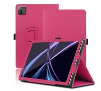 Funda para Acer Iconia Tab A10 (A10-21-A0T7) 10.1 Pulgadas, Acer Iconia Tab A10-21-A43P Tablet Funda, Funda Protectora Plegable con Soporte para Lápiz y Correa para la Muñeca. (Rojo)