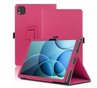 Funda para Acer Iconia X14 14 Pulgadas, Acer Iconia X14 Tablet Funda, Funda Protectora Plegable con Soporte para Lápiz y Correa para la Muñeca, Protección Total. (Rojo)