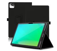 Funda para Acer Sospiro AS10WF 10.1 Pulgadas, Acer Sospiro AS10WF Tablet Funda, Funda Protectora Plegable con Soporte para Lápiz y Correa para la Muñeca, Protección Total. (Negro)