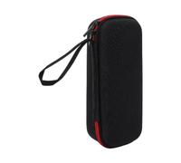 Funda para afeitadora eléctrica para hombre, funda de goma EVA, multifuncional, resistente al agua, bolsa de transporte para negocios al aire libre, negro y rojo