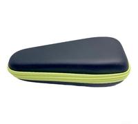 Funda para afeitadora eléctrica QP2530/2520, bolsa de almacenamiento rígida de EVA con protección contra el polvo, cubierta protectora compacta para hombres, aseo, negro