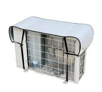 Funda para aire acondicionado al aire libre con correa ajustable, fácil instalación, protección UV, resistente a la intemperie, se adapta a unidades de 150 x 50 cm y blindaje fiable