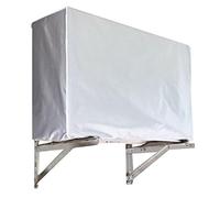 Funda para Aire Acondicionado Exterior, Cubierta de Aire Acondicionado Impermeable, Tela de Poliéster, Antinieve, Antipolvo y Protección Solar para Todo Tipo de Clima(80x28x54cm/31.5x11x21.3in)