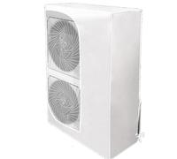 Funda para aire acondicionado exterior, tela Oxford, protector resistente a la intemperie, fácil instalación sin desmontar, se adapta a 95 x 36 x 125 cm y escudo protector