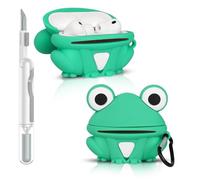 Funda para AirPods Pro 3 | para AirPods Pro 3ª generación 2025 | Funda de silicona | Diseño de piel de dibujos animados 3D | con kit de limpieza | Protección completa | Funda multicolor para