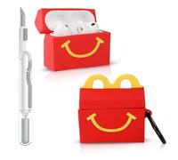 Funda para AirPods Pro 3 | para AirPods Pro 3ª generación 2025 | Funda de silicona | Diseño de piel de dibujos animados 3D | con kit de limpieza | Protección completa | Funda multicolor para