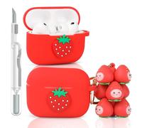 Funda para AirPods Pro 3 | para AirPods Pro de 3ª generación 2025 | Funda de silicona | Protección completa | Diseño de piel de dibujos animados | con kit de limpieza | y varios estilos de llavero de