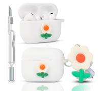Funda para AirPods Pro 3 | para AirPods Pro de 3ª generación 2025 | Funda de silicona | Protección completa | Diseño de piel de dibujos animados | con kit de limpieza | y varios estilos de llavero de