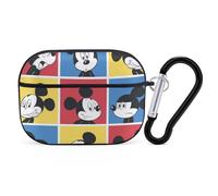 Funda para AirPods Pro de Mickey Mouse con soporte para carga inalámbrica