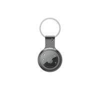 Funda para Airtag con llavero, compatible con Apple AirTags, resistente al agua, al polvo y a los golpes - Negra
