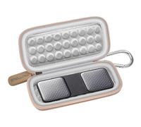Funda para Alivecor KardiaMobile 6L para monitor ECG, soporte compacto también se adapta a monitor de frecuencia cardíaca portátil Sec, detector cardíaco (solo caja) (oro rosa)