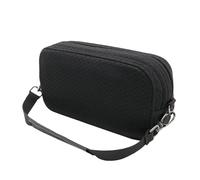 Funda para altavoces de viaje con acolchado que absorbe los golpes, resistente a desgarros y diseños de acceso rápido, bolsa de almacenamiento para dispositivos Speak, funda de tela resistente
