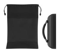 Funda para Altavoz Geekria de PU Compatible con la Nueva Funda/Estuche Bose Soundlink MAX, Funda de Repuesto Protectora con Almacenamiento de Cable (Negro)