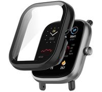 Funda para Amazfit Bip U Pro/U, Duro PC Case con Vidrio Protectora de Pantalla, Anti-arañazos, Anti-polvo, Cover Carcasa para Amazfit Pop Pro/Pop