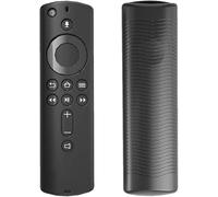 Funda para Amazon Fire TV Stick 4K Mando a distancia de 5,9 pulgadas, funda de silicona suave a prueba de golpes, antideslizante, reemplazo para Amazon Fire TV Stick 4K mando a distancia negro