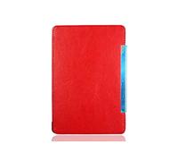 Funda para Amazon Kindle 4 y Kindle 5 Modle: D01100 Business Intelligence Classic Ultrathin Funda de piel con apagado y encendido automático (rojo)