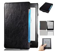 Funda para Amazon Kindle 4 y Kindle 5 Modle: D01100 Business Intelligence Classic Ultrathin Funda de piel con apagado y encendido automático (negro)