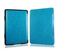Funda para Amazon Kindle 4 y Kindle 5 Modle: D01100 Business Intelligence Classic Ultrathin Funda de piel con apagado y encendido automático (azul cielo)