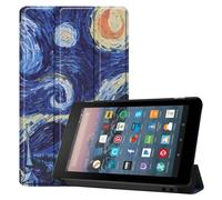 Lobwerk - Funda para Amazon Kindle Fire7 2017/2019 de 7 Pulgadas (función Atril, función de Encendido y Apagado automático) Azul 04