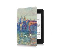 Lobwerk Funda para Amazon Kindle Paperwhite 2021 de 11ª generación 6,8 pulgadas, funda fina con función atril y función de encendido y apagado automático
