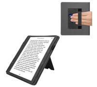 kwmobile Carcasa Compatible con Amazon Kindle Scribe (2022/2024) - Funda con Solapa Correa de Mano y Soporte de Apoyo - Cuero sintético