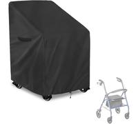 Funda para andador de 4 ruedas, impermeable y resistente al polvo. 28.3 x 26 x 35.4 pulgadas (largo x ancho x alto) adecuado para varios rodadores.