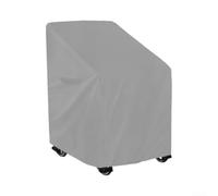 Funda para andador impermeable a prueba de polvo para andador con dobladillo elástico para protección contra todo tipo de clima, interior y exterior, 66 x 72 x 90 cm (420D-gris)
