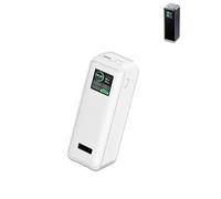 Funda para Anker Prime Power Bank 27650mAh 3 puertos 250W, funda protectora de silicona para Anker Prime Power Bank - Lavable repetidamente, protección todo incluido (transparente)