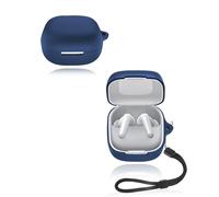 Funda para Anker Soundcore P31i Auriculares yystao Funda de Silicona Suave Compatible con Anker Soundcore P31i con Correa para el Cuello a Prueba de Polvo Resistente a Golpes y Duradero, Azul