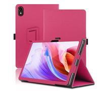 Funda para ApoloMedia EP1095T 11 Pulgadas, ApoloSign EP1095T Tablet Funda, Funda Protectora Plegable con Soporte para Lápiz y Correa para la Muñeca, Protección Total.(Rojo)