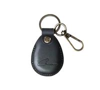 Funda para Apple AirTag colgante, llavero Airtags de cuero auténtico, funda oculta para Air Tag[verde oscuro 2.0]