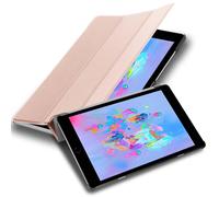 Cadorabo Funda Tableta para Apple iPad (9.7" Zoll) 2017/2018 (5. Gen. und 6. Gen.) in Oro Rosa Pastel - Cubierta Proteccíon Bien Fina en Cuero Artificial en Estilo Libro con Auto Wake Up