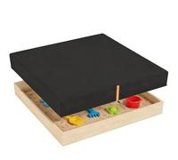 Funda para arenero AIYAPLAY, Funda Cuadrada para arenero Impermeable, Resistente al Polvo y con protección UV, toldo para con cordón y Banda elástica para, Muebles y Juguetes, Tejido