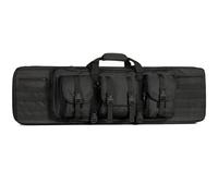Funda para Armas Largas, Mochila de Rifle Suave, Bolsa de Pistola para Tiro de Caza, Mochila para Rifle táctico y Bolsa para Rifle Acolchada Cazar y Disparar(Black,47in/118cm)