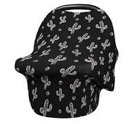 Funda para asiento de coche de bebé, fundas de lactancia, suave y transpirable, elástica, para lactancia, para cochecito, silla alta, carrito de compras, regalo de ducha, Cactus