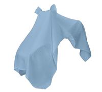 ＡＷＨＡＯ Funda para asiento de coche para bebé, funda para portabebés, universal, suave muselina de algodón, protección a prueba de viento, toldo para asiento, Azul