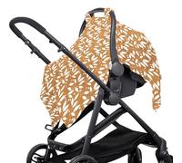 Funda para asiento de coche para niños, dosel para asiento de coche | Funda ligera para cochecito de niño | Funda portabebés transpirable, funda de asiento de coche de muselina de algodón para niña, d