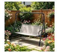 Funda para Asiento de Columpio de Jardín Tela Oxford Gruesa 600D Recambio Balancin Jardin Impermeable, Resistente a los Rayos UV para Porche Patio Exterior,Gray-113×47×47cm
