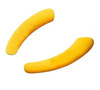 Funda para asiento de inodoro, almohadilla de asiento de inodoro para baño, calentador de inodoro, suave, lavable, cojín para comodidad cálida en invierno (amarillo)