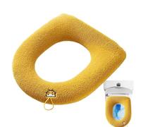 Funda para asiento de inodoro - Cojín para asiento de inodoro, almohadillas calentadoras | Calentador de agua suave y grueso con elevador, tejido lavable y extensible, cojín calentador suave para
