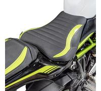 Funda para asiento de motocicleta asiento de pasajero alivio de presión de aire almohadilla de piel para pasajero compatible con K-awasaki Z900 Z 900 2017-2023 2018 2019 2020 2021 2022 (Frontal-Verde)