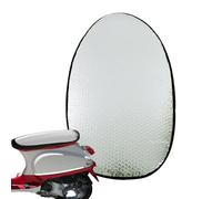 Funda para asiento de motocicleta, protector solar de papel de aluminio, reflectante, impermeable, aislamiento térmico, plegable, para motocicleta, ciclomotor, scooter durante climas cálidos o