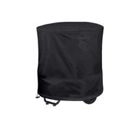 Funda para astilladora de madera 210D Oxford, Cubierta Trituradora Madera y Desbrozadora de Hojas Impermeable, Resistente a Rayos UV y Viento (Negro,85 x 71 cm)