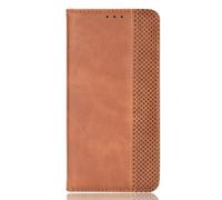 Funda para ASUS ROG Phone 9 Funda,Carcasa de teléfono magnética Retro,Diseño de Cartera con Ranuras de Tarjeta Cuero Flip Case Cover-Brown