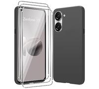 Funda para ASUS Zenfone 9/Zenfone 10 + 3 x Protector de Pantalla, Weideworld Ultra Fina Silicona TPU Carcasa Anti-Choque Anti-arañazos Case para ASUS Zenfone 9/Zenfone 10