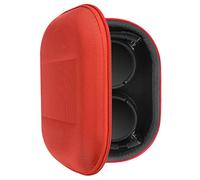 Funda para audífonos Geekria Shield Compatible con Sony MDR-ZX300, MDR-ZX310, MDR-XB200, MDR-ZX100, MDR-ZX110, Estuche de Transporte rígido de Repuesto con Almacenamiento de Cable (Rojo)
