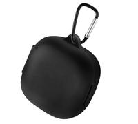 Funda para auriculares Anker Soundcore P31i, funda de silicona de cuerpo completo compatible con Soundcore P31i, protección contra caídas con mosquetón de metal (negro)