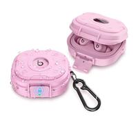 Funda para Auriculares Beats Powerbeats Fit Wireless, Cubierta Protectora De Carcasa Dura De Alta Resistencia con Mosquetón Y Cierre De Seguridad, Estuche Antirrayas, A Prueba De Golpes Y Lavable