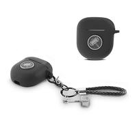 Funda para auriculares Bose QuietComfort II 2022, Suublg Cute Skin Design Funda de carga protectora de silicona con llavero de muñeca de dibujos animados y protección antipérdida de cordón (martillo)